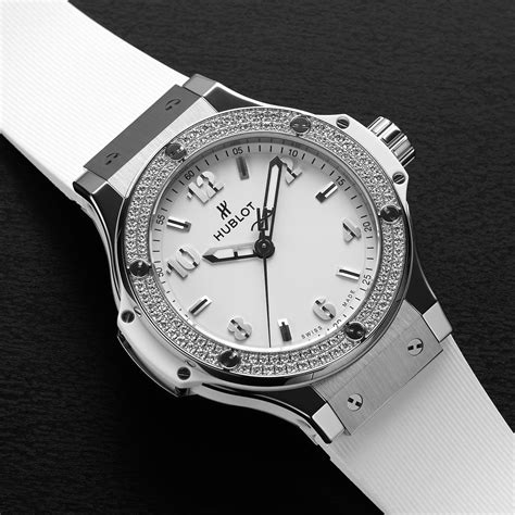 hublot big bang steel white diamonds